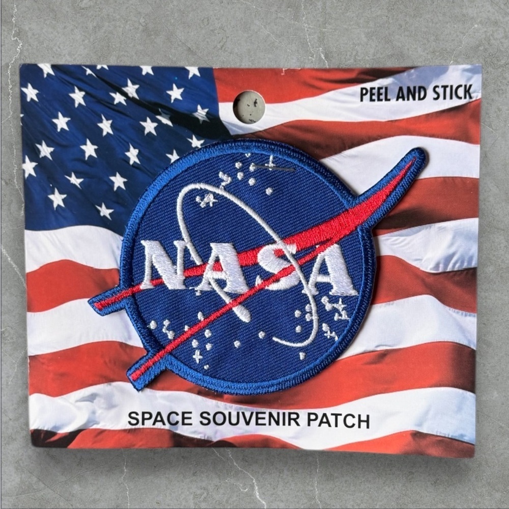 Vintage NASA Space Souvenir Meatball Patch by A-B Emblems
